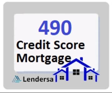 490 credit score mortgage