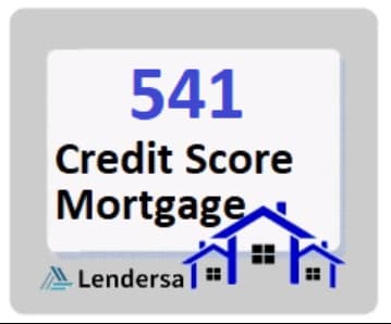541 credit score mortgage