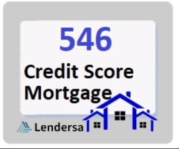 546 credit score mortgage