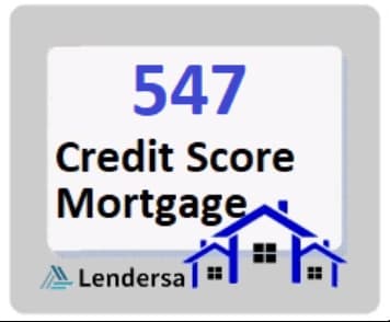 547 credit score mortgage
