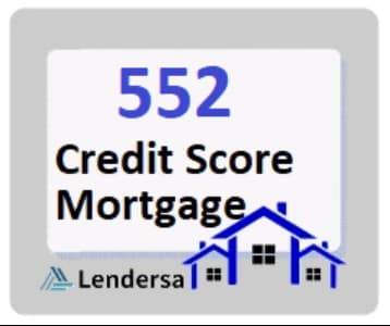 552 credit score mortgage
