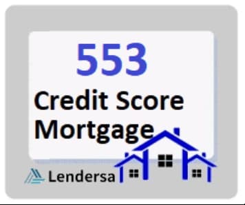 553 credit score mortgage