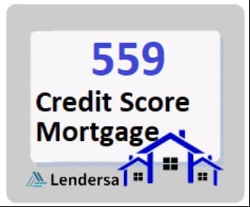 559 credit score mortgage