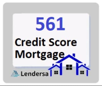 561 credit score mortgage