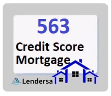 563 credit score mortgage