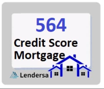 564 credit score mortgage