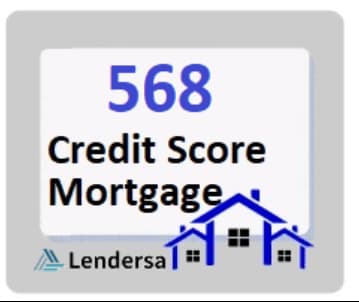 568 credit score mortgage