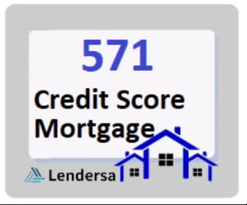 571 credit score mortgage