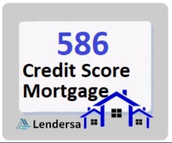 586 credit score mortgage