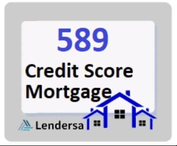 589 credit score mortgage