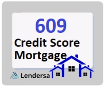 609 credit score mortgage