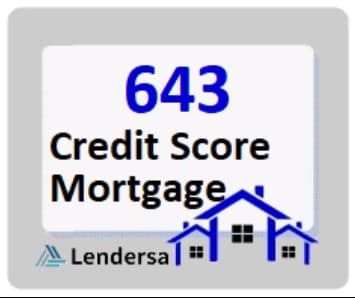 643 credit score mortgage