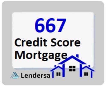 667 credit score mortgage