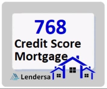 768 credit score mortgage