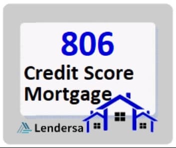 806 credit score mortgage