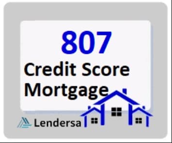 807 credit score mortgage