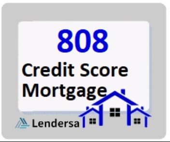 808 credit score mortgage