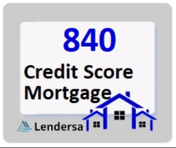 840 credit score mortgage
