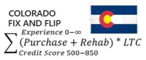 Fix And Flip calulator logo image for Colorado