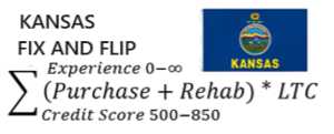 Fix And Flip calulator logo image for Kansas