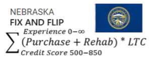 Fix And Flip calulator logo image for Nebraska