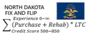 Fix And Flip calulator logo image for North Dakota