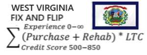Fix And Flip calulator logo image for West Virginia
