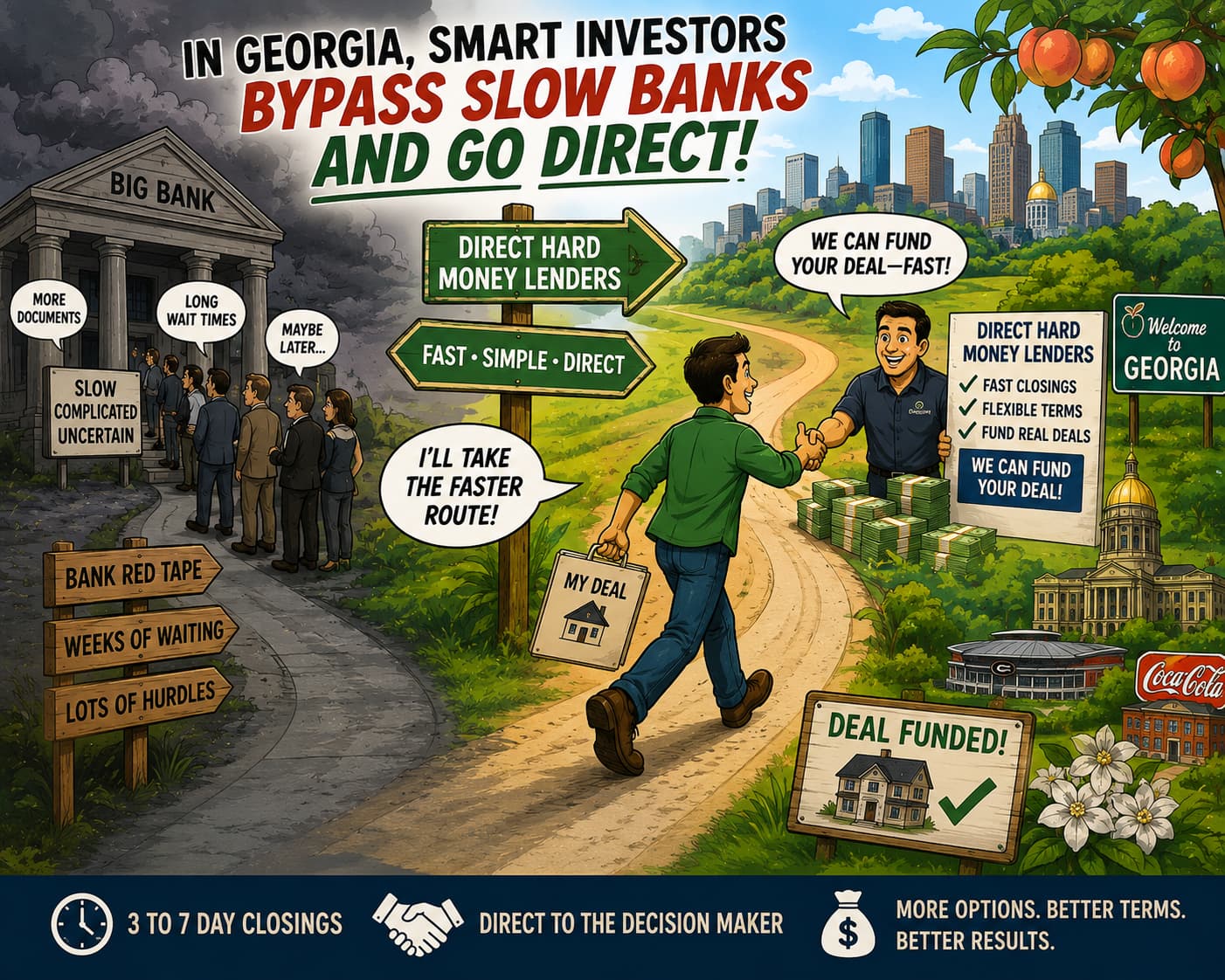 Georgia Investor’s Guide to Private Capital: 19 Direct Hard Money Lenders in Georgia & How to Fund Deals in 7 Days