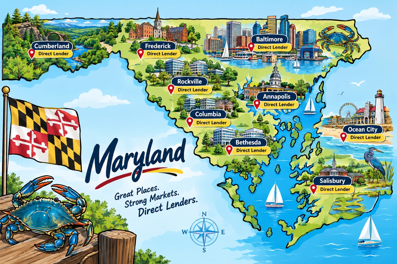 Funding Your Real Estate Empire: 22 Direct Hard Money Lenders in Maryland You Need to Know