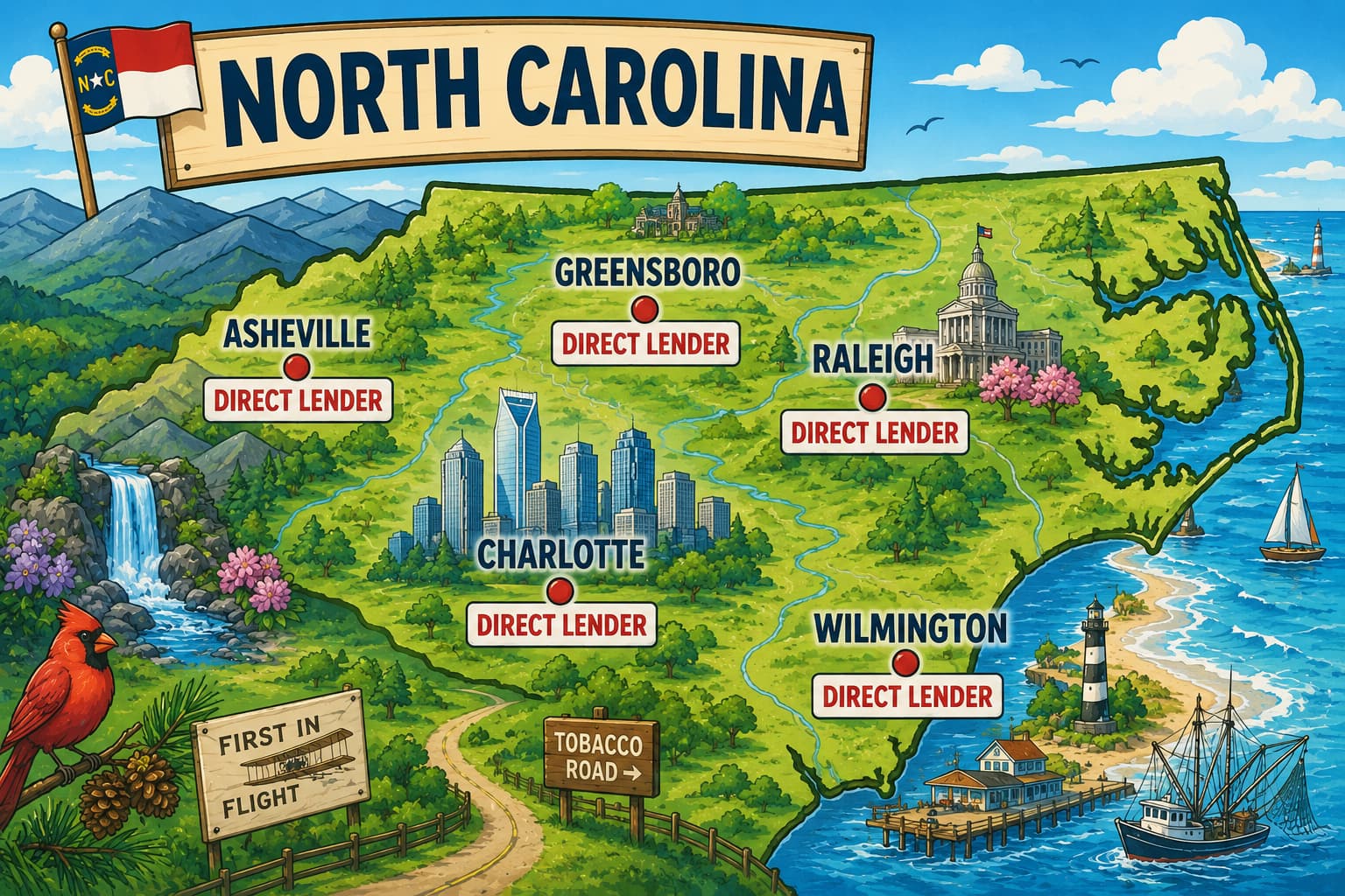 The Ultimate Guide to 11 Direct Hard Money Lenders in North Carolina