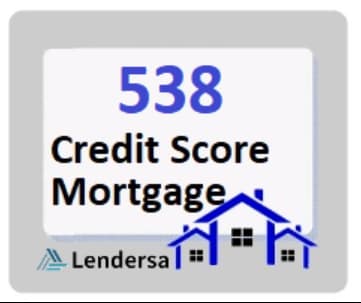 538 credit score mortgage