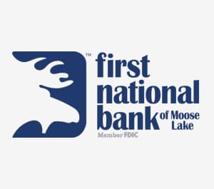The First National Bank of Moose Lake Logo