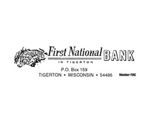 First National Bank in Tigerton Logo