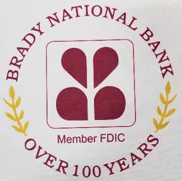The Brady National Bank Logo