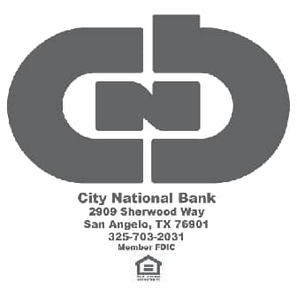 The City National Bank of Colorado City Logo