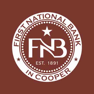 The First National Bank in Cooper Logo