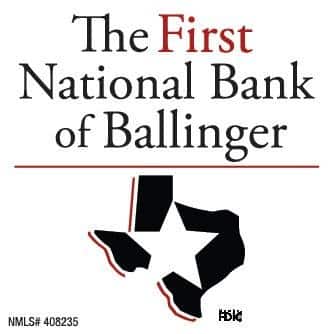 The First National Bank of Ballinger Logo