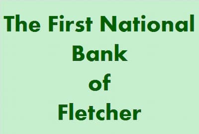 The First National Bank of Fletcher Logo