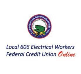 Local 606 Electrical Workers Federal Credit Union Logo