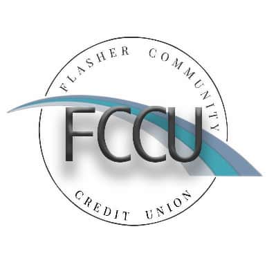 Flasher Community Credit Union Logo