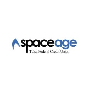 Space Age Tulsa Federal Credit Union Logo