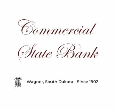 Commercial State Bank, of Wagner Logo