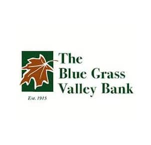 The Blue Grass Valley Bank Logo