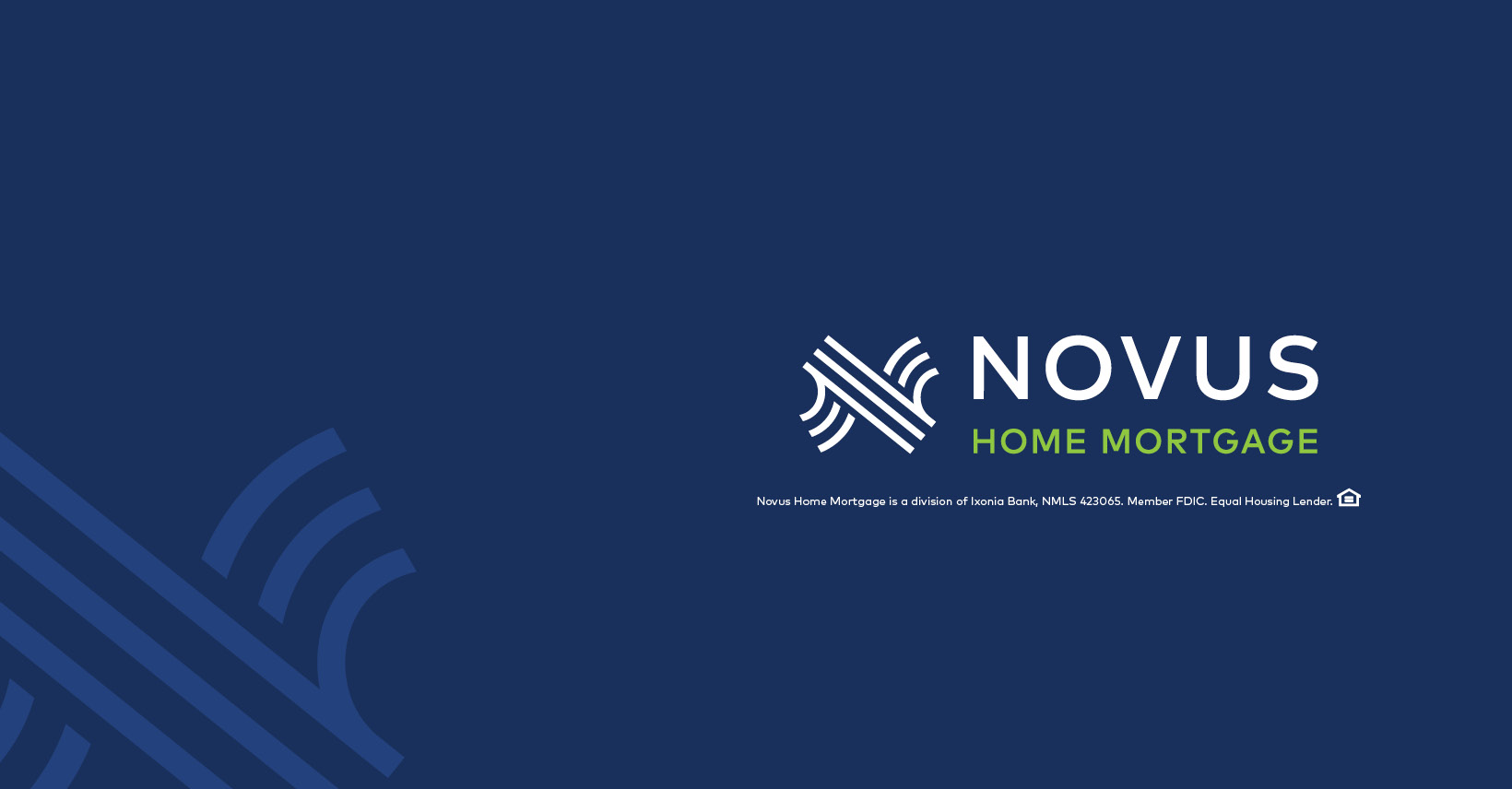 Novus Home Mortgage, a division of Ixonia Bank Logo